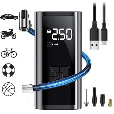 Mini Portable Air Compressor for Car Tires Fast Air Pump Tire Inflator Accurate Pressure Air Pump for Motorcycle Bicycle Ball