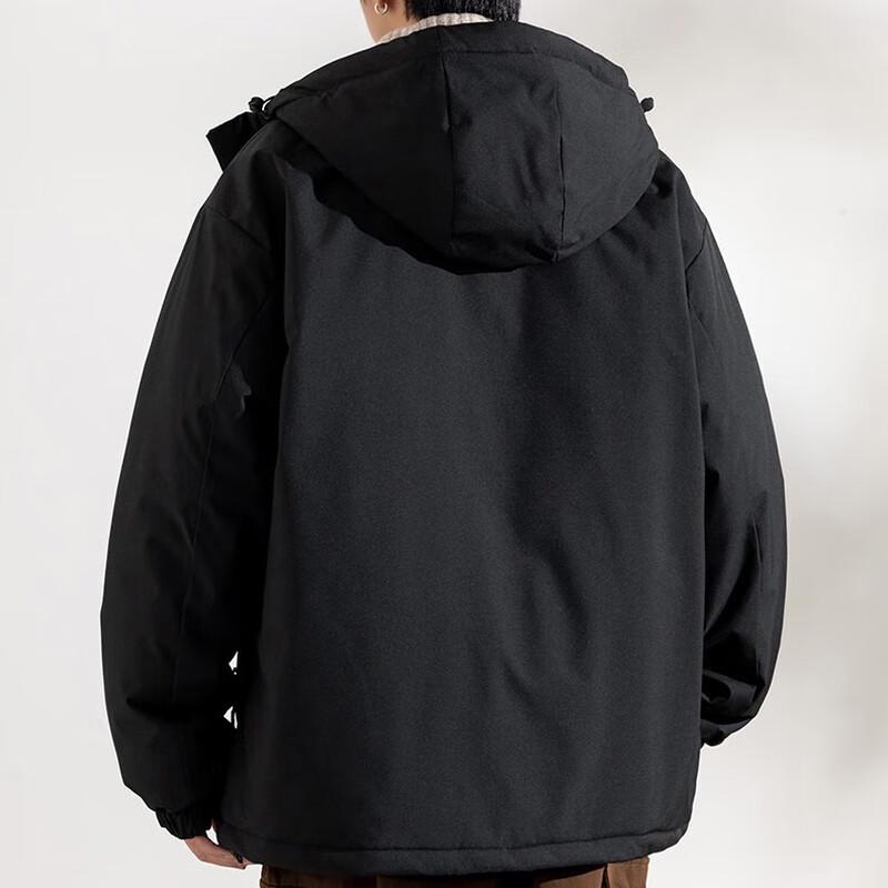 JEEP Men's Hooded Windproof Waterproof Padded Jacket