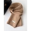 Versatile 100% Pure Wool Scarf Winter Warm Knit Neck Warmer Women