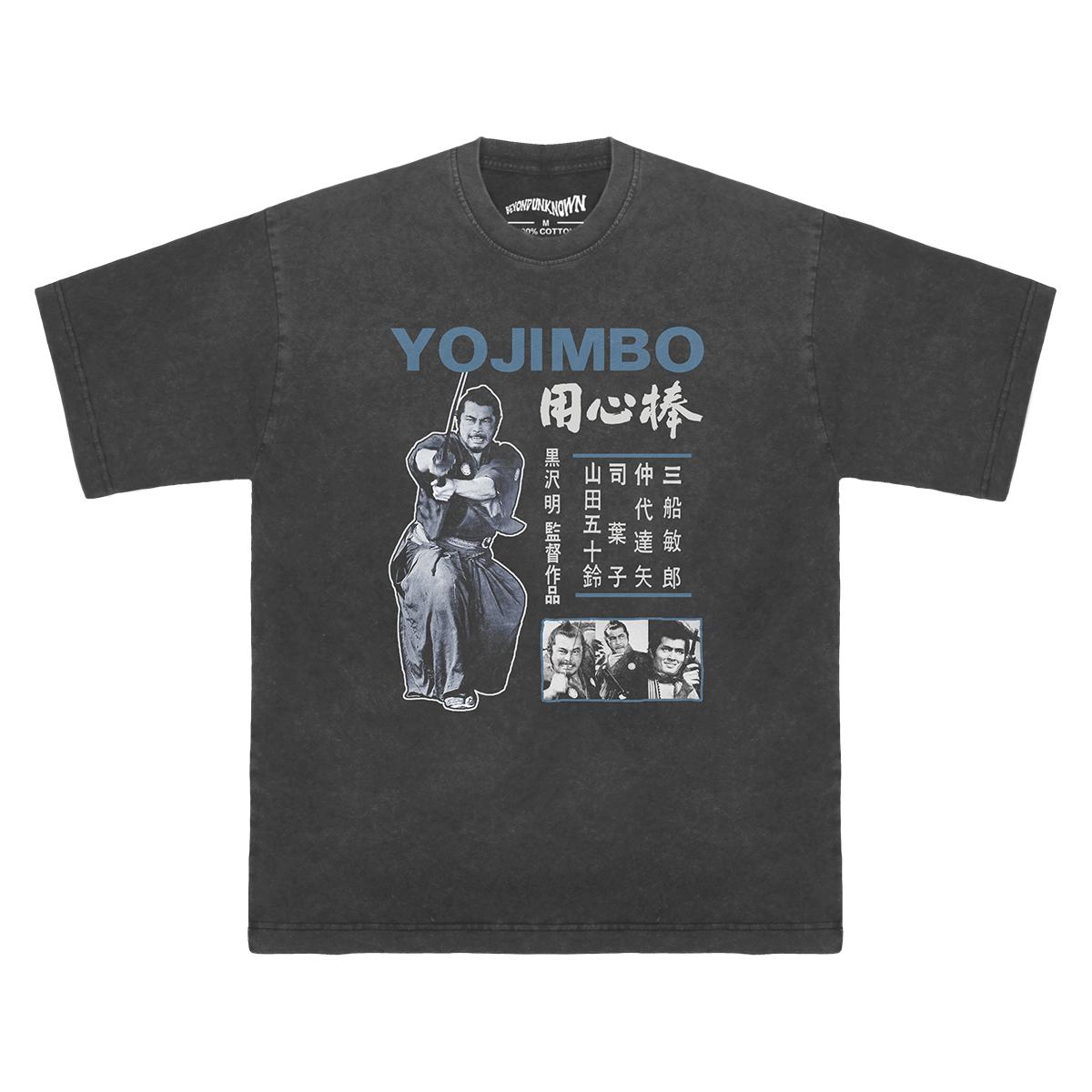 Yojimbo TShirt Japanese Samurai Movie Akira Kurosawa Toshiro Mifune Tatsuya Nakadai Sanjuro The Sword  Cotton Mens Shirt S