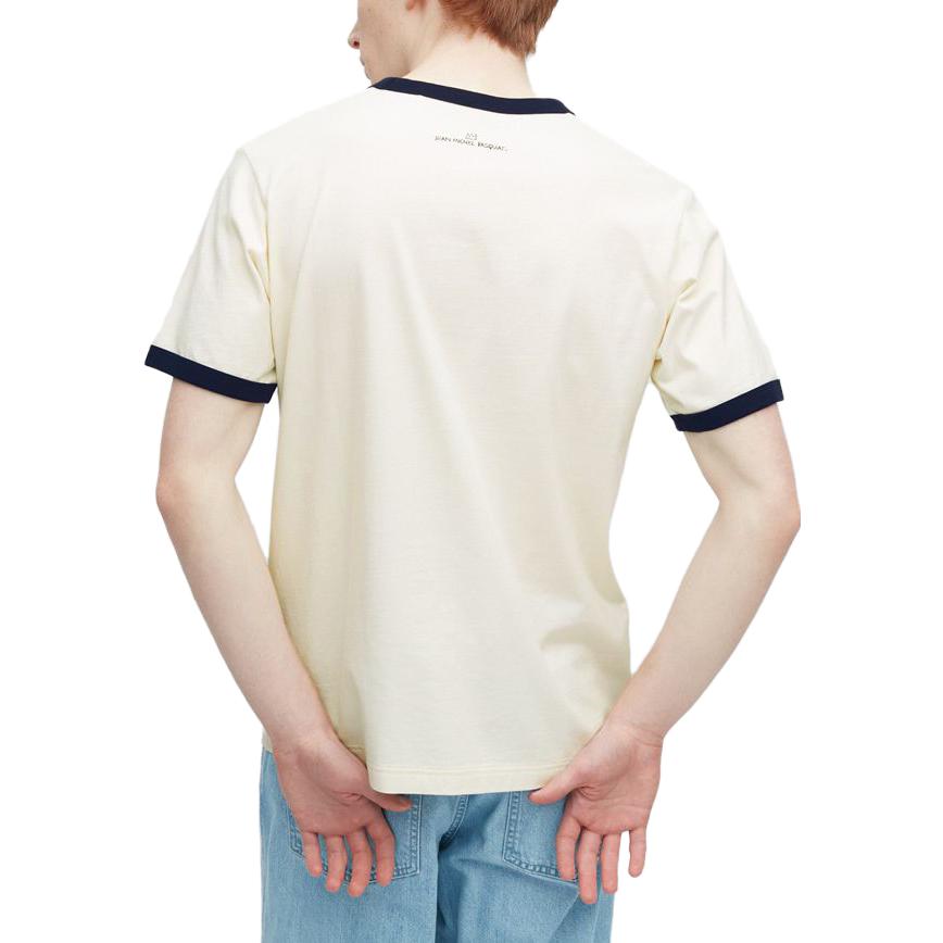 Uniqlo Graffiti Print Short Sleeve T-Shirt Unisex Tops Off-White 459311-01