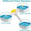 2PCS Cat Fountain Replacement Flower Nozzle Head for Round Cubic Top Water Dispen
