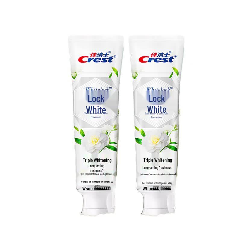 Crest Whitening Toothpaste with Jasmine Camellia Floral Scent