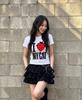 REBRENNER Dtf Love My Cat Cool Cotton Women'S Crop Short Sleeve T-Shirt White