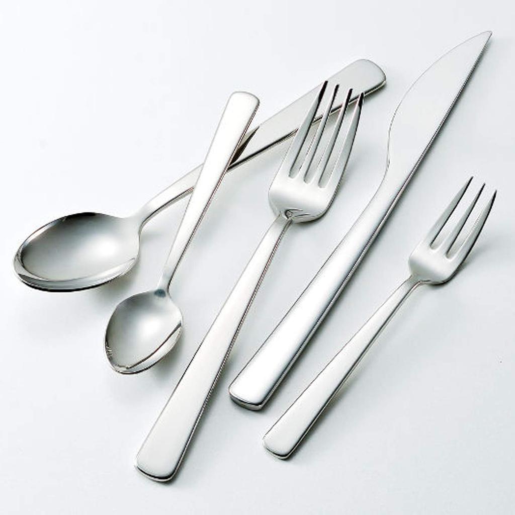 Nagao mA dinner cutlery 4 mirror stainless made in Japan set, pieces, finish, 18-8 steel,