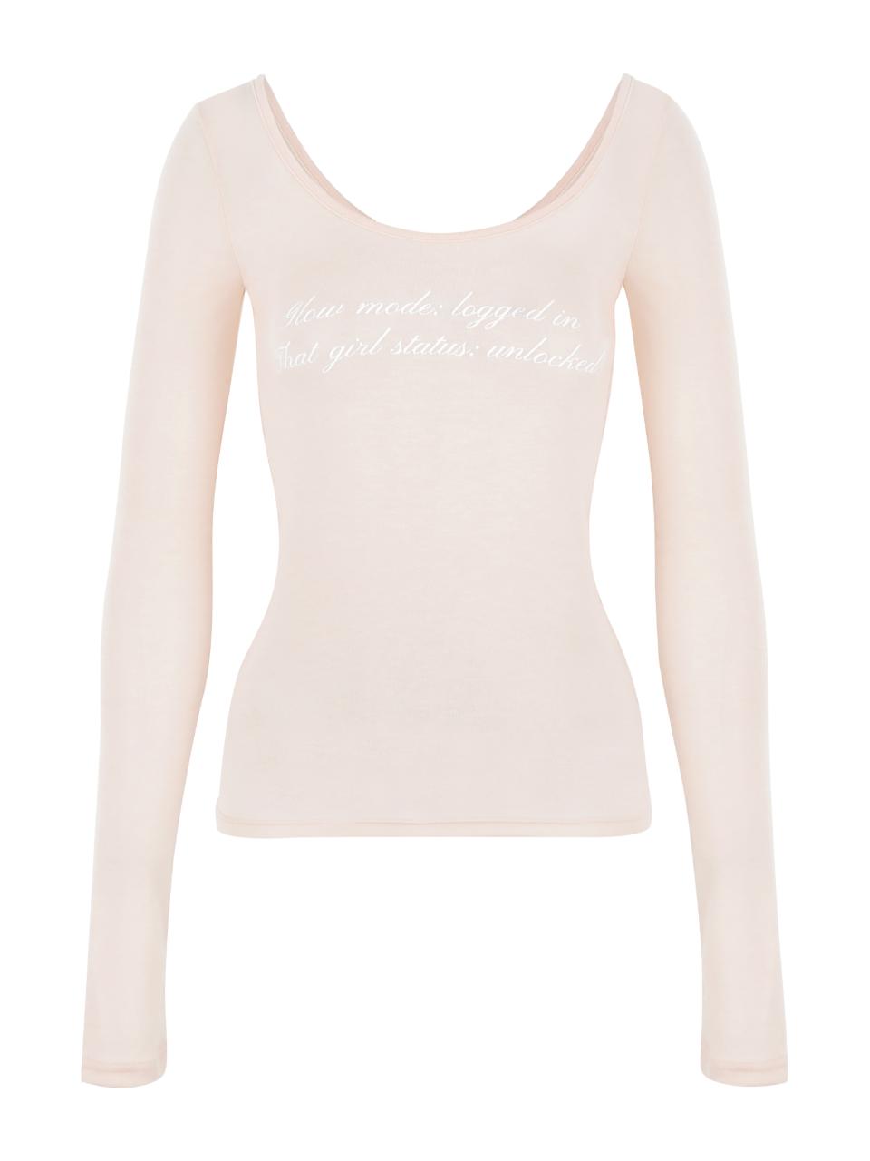 Sweat Sweet Soft Glow Mode Tee - Pink