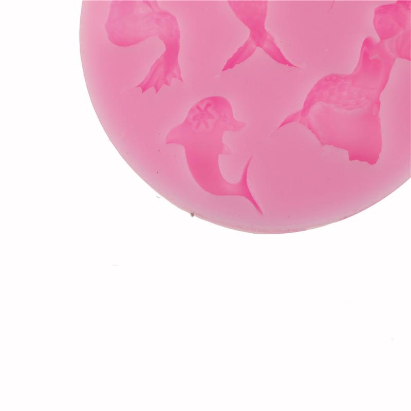 Mermaid Silicone Fondant Cake Mould Decorating Mold Chocolate Baking Tool