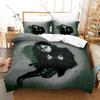 Cool Ari Abdul Dark Pop Singer Duvet Cover + 2 Pillowcases 3D Portrait Print Polyester Bedding Fan Bedroom Decor