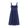 Kaslead New Women clothes Western Style Fashion Simple Slimming Denim Vest Dress