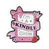 E-book Reader Enamel Pins Cartoon Fantasy Smut Book Reading Brooches Lapel Badge Bookworm Girlie Jewelry Gift for Friends