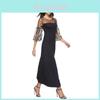 Elegant Fashion Women Chimmo Bodycon Dress With Embroidered Floral Design