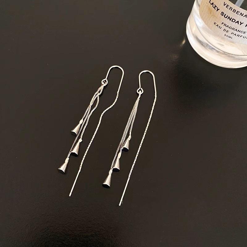 

Элегантные французские серьги-кисточки в форме капли воды для женщин — высококачественные, модные и красивые A2175 серебряный