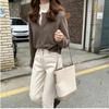 Loose Sweater Coat for Women Solid Color Korean-style Stylish Knitted Cardigan Long-sleeved Fur Coat for Women In Autumn and Winter Cardigan Top