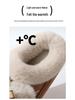 Waterproof Leather Bow Fur Women's Slippers - Thick, Cute, Relaxing Cotton Indoor/Outdoor Shoes