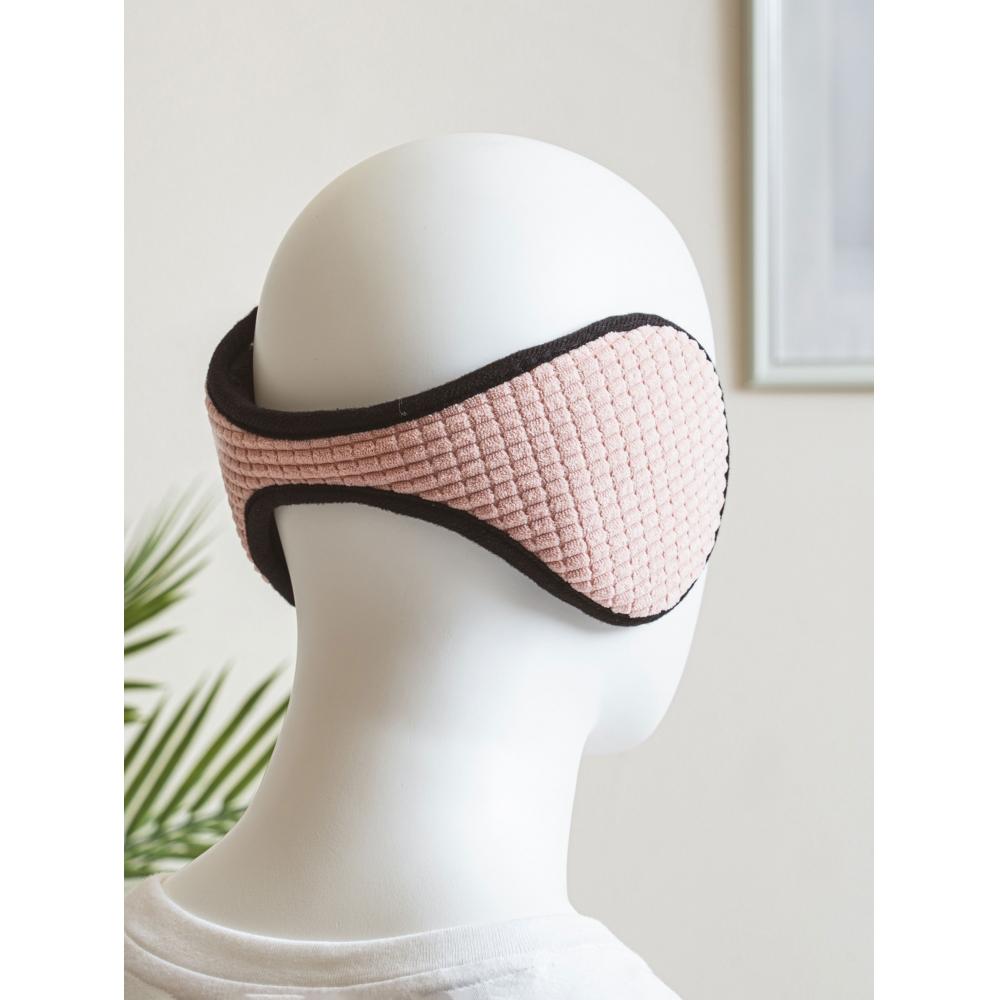 

Daiso Solid Color Golden Earmuffs Pink