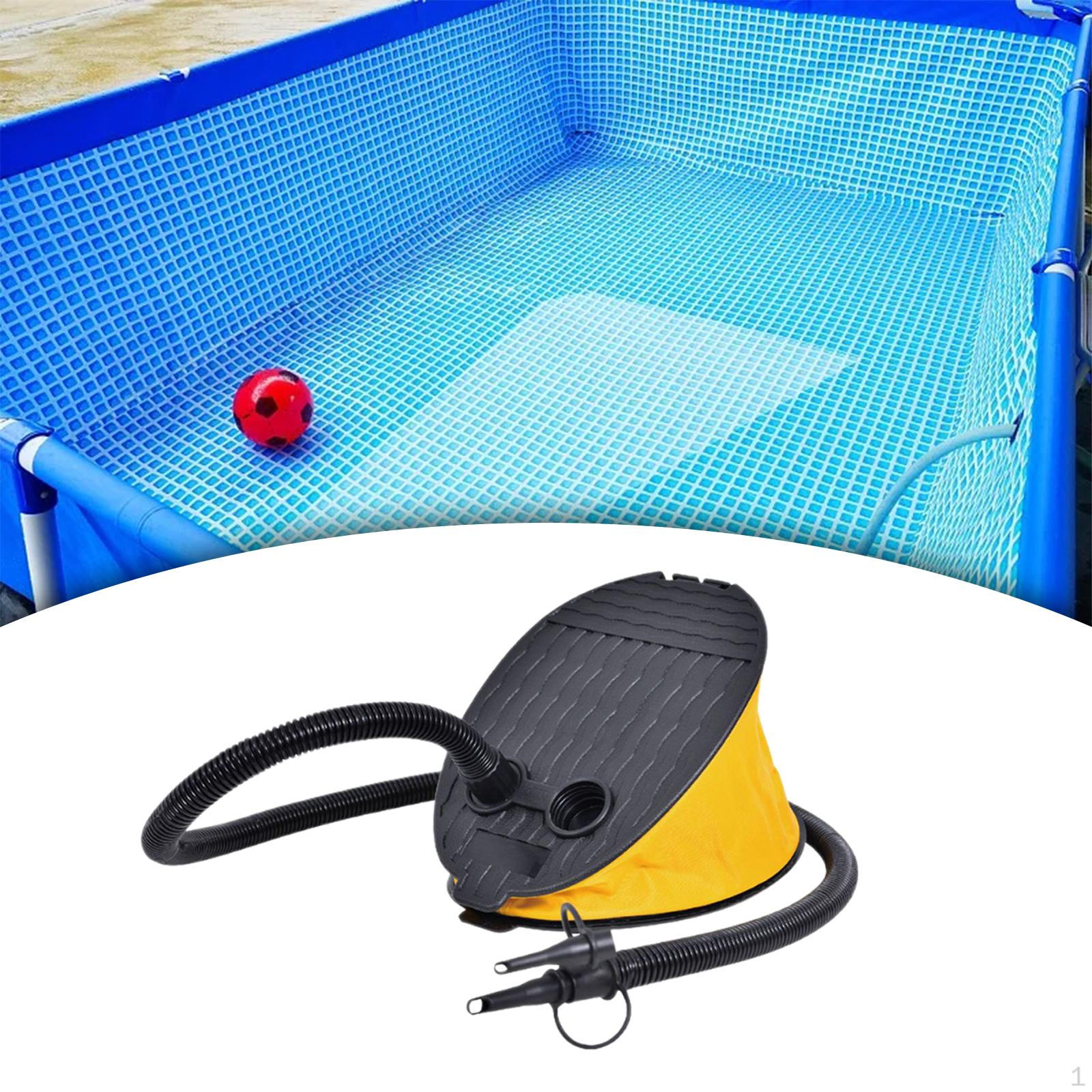 

Ножной насос с сильфонным воздушным насосом для коврика для кемпинга, мяча для фитнеса, трубки, 19cmx16cm