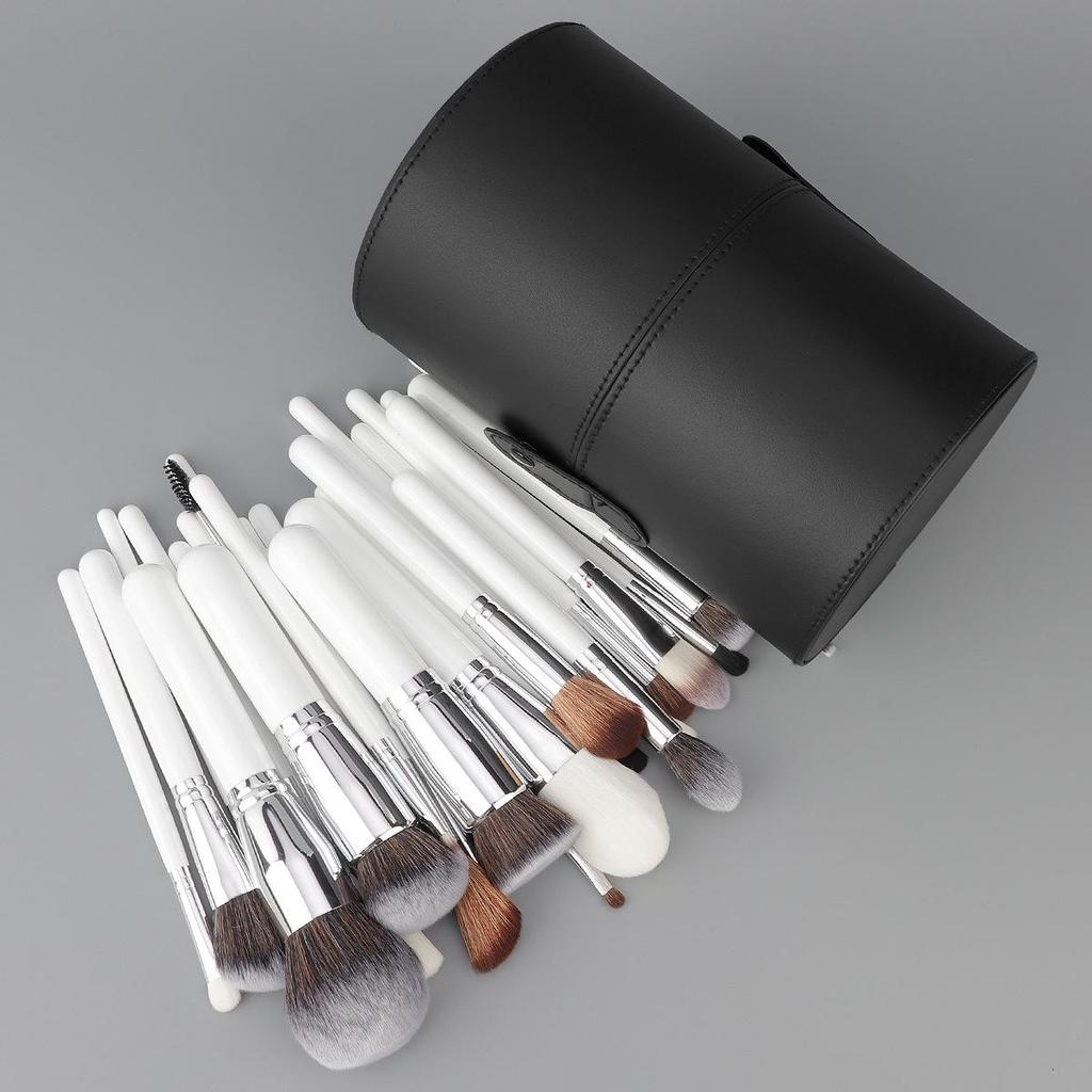 30-Piece Professional Makeup Brush Set - Soft Bristles for Eyeshadow, Powder, and Full Face Application