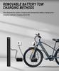 HEDATX TX1 26" Electric Bike for Adults, 350W Motor, 48V Samsung Lithium Battery, 7-Speed Shimano, LCD Display, City Commuter E-Bike