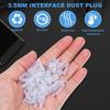 Transparent DIY Anti Dust Charge Port Dust Plugs for IOS 3.5MM Jack Type C Plug Cellphone USB Cover Cap For iPhone 17 16/Samsung