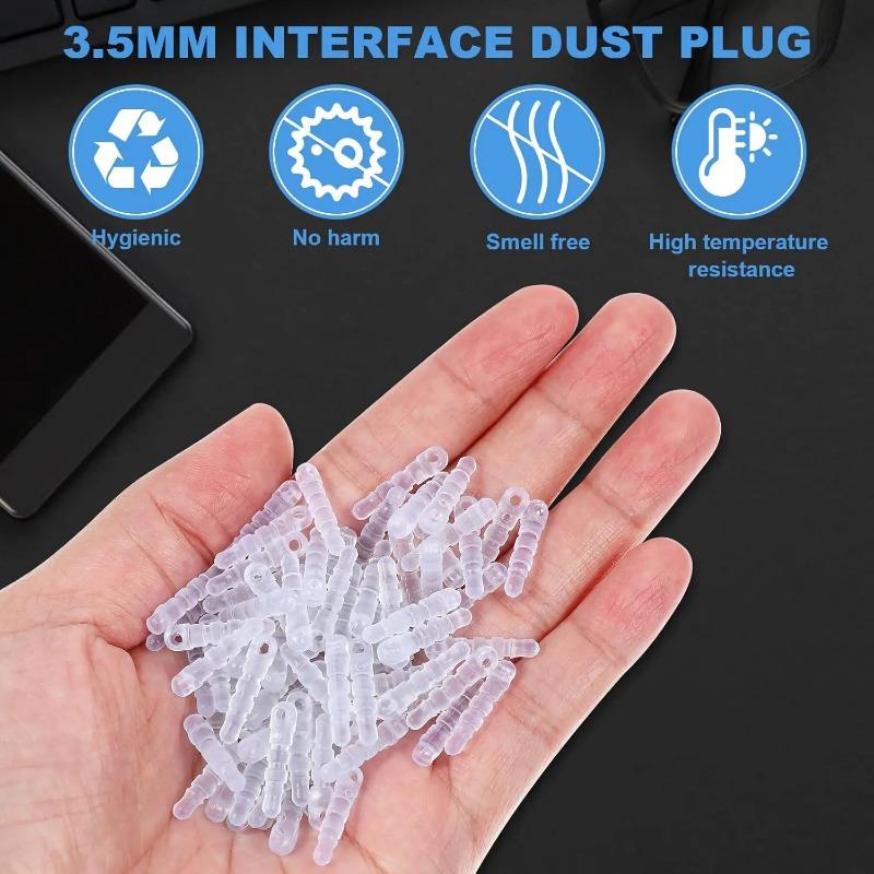 Transparent DIY Anti Dust Charge Port Dust Plugs for IOS 3.5MM Jack Type C Plug Cellphone USB Cover Cap For iPhone 17 16/Samsung