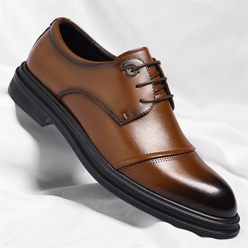 Luxury Men's Leather Shoes Classic Business Dress Shoes British Style Casual Leather Shoe Men's Wedding Shoes Zapatos De Hombre