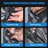 Universal Spark Plug Remover Tool, Hexagonal Anti-Slip Extractor Set for Glow Plugs, Professional Auto Repair Shop Accessories