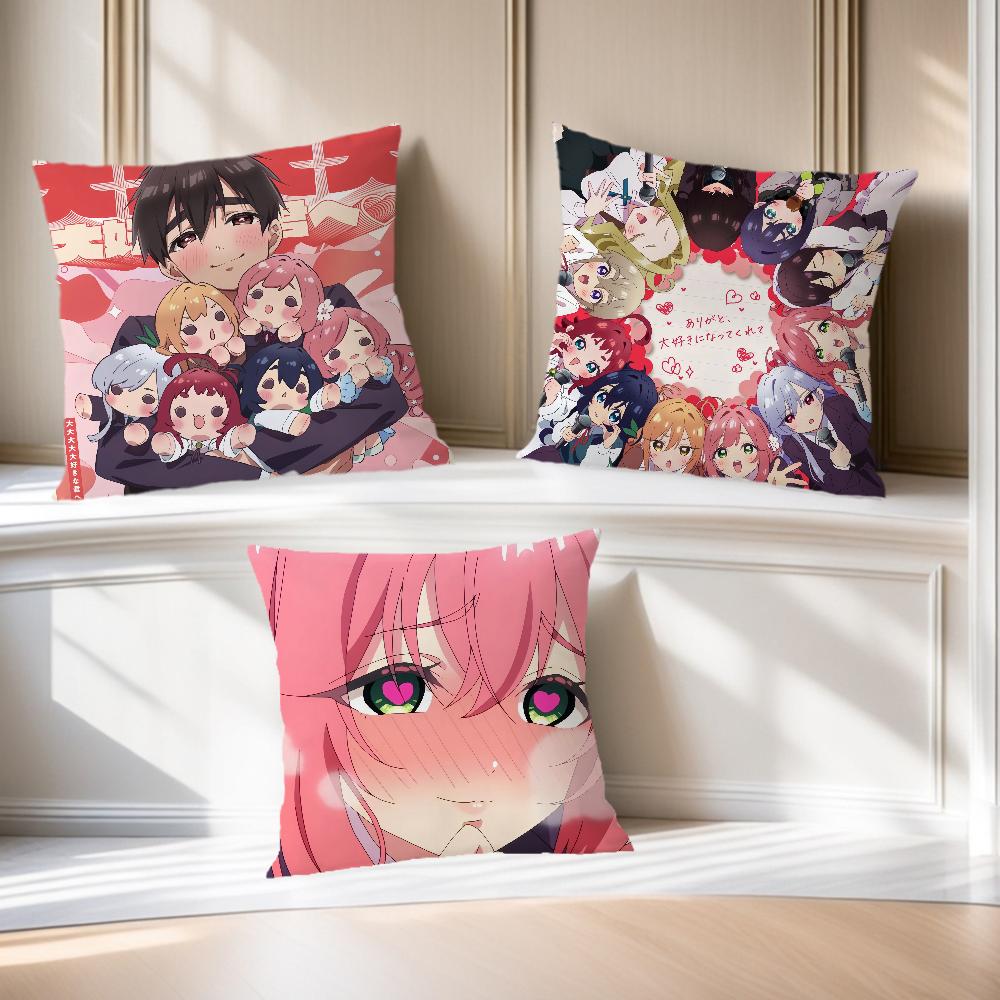 100 anime soft Comfortable Pillow Case The for Sofa Living H-Hanazono Room Girlfriends Home office Decor H-Hahari Protective Cov