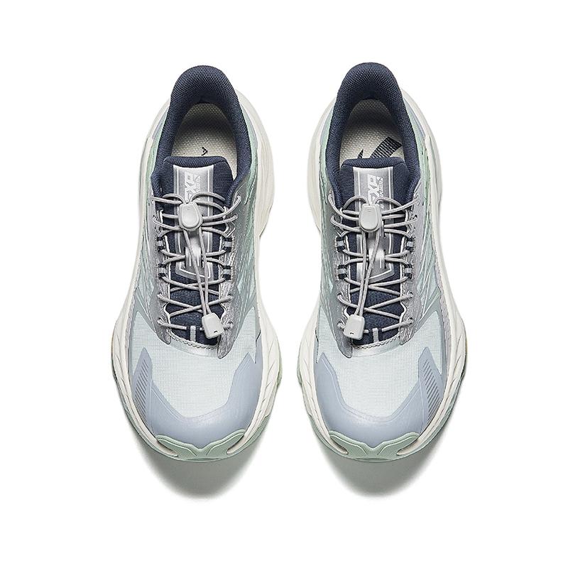 Anta Explore Trendy Comfortable Non-Slip Wear-Resistant Low-Top Casual Running Shoes Women sneaker Gray Green 922445587-1
