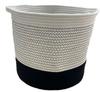 Pot Cover Flower Pot Indoor Basket Interior [Kurashi Venus] No. 8, No. 6, Cover, Stylish, Use, No. 5, No. 7, Basket, Cotton, (White)... (No. 6)