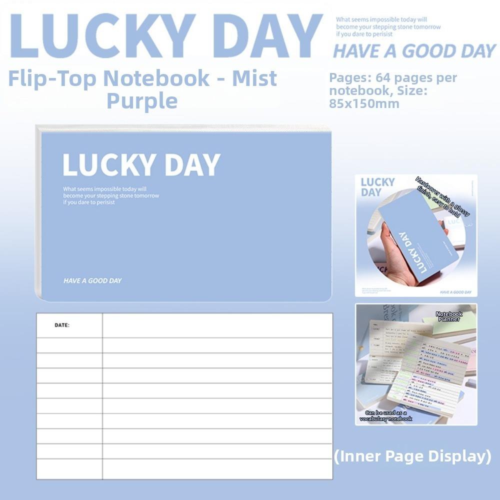 Horizontal Notepad Hard Cover Vocabulary Book  for Jotting Down Vocabulary Words Daily To Do Lists
