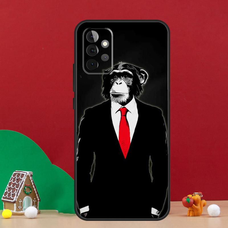 Cartoon Monkey Case For Samsung Galaxy A56 A33 A13 A36 A23 A52 A32 A12 A54 A34 A14 A16 A53 A15 A35 A55 A17