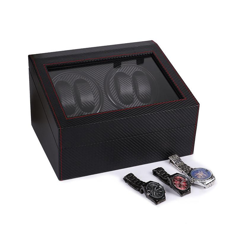 Mechanical Watch Automatic Winding Watch Box High-end Watch Storage Box 4 Position Electric Watch Winder Display Box