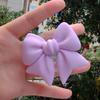Plain Macaron Color Bow-knot Smart Tok Universal Phone Holder Korean Girl's Phone Bracket GripTok Stand Socket Lazy Bracket