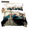 Sailing Ship Pattern Duvet Cover Set 3D Print Boat For Kid Teen Adult Bedding Set Polyester Comforter Cover Full King Twin Size