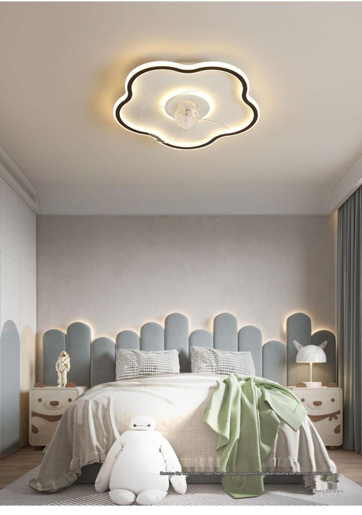 Cloud Lamp for Children's Room - Nordic Ceiling Fan Lamp
