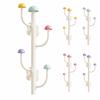 Smooth Edge Mushroom Coat Rack Space Saving Wall Hanging Hooks New Wall Coat Rack  Entryway Storage