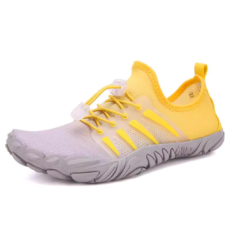 Women's Quick-Dry Water Shoes Elastic Mesh Adjustable Non-slip Sole Aqua Socks Barefoot Yoga Sport Shoes Men