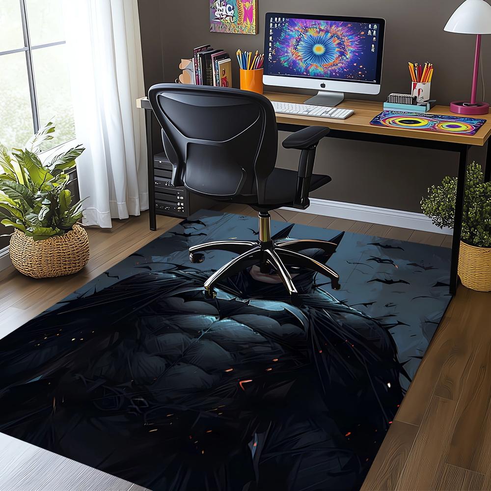 Batman Printed Carpet,Rug,for Office Chair Living Room Bedroom Kitchen Room Decor Gifts.