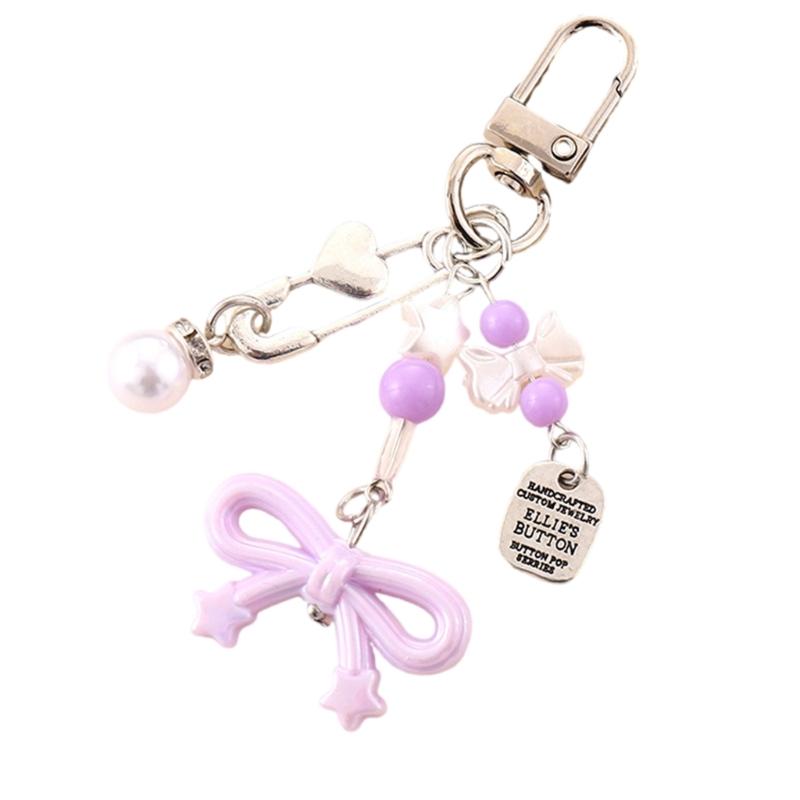Portachiavi a forma di farfalla Ciondolo Estetico Charms per Borsa Portachiavi Estetici Portachiavi per Donna Zaino Borsa Borsa Decorazioni