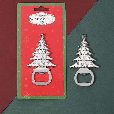 Weihnachtsflaschenöffner Ergonomischer Wein-Bierflaschenöffner Festliches Barwerkzeug für Feiertagspartys, Hochzeiten, Zuhause, Weihnachtsgeschenke