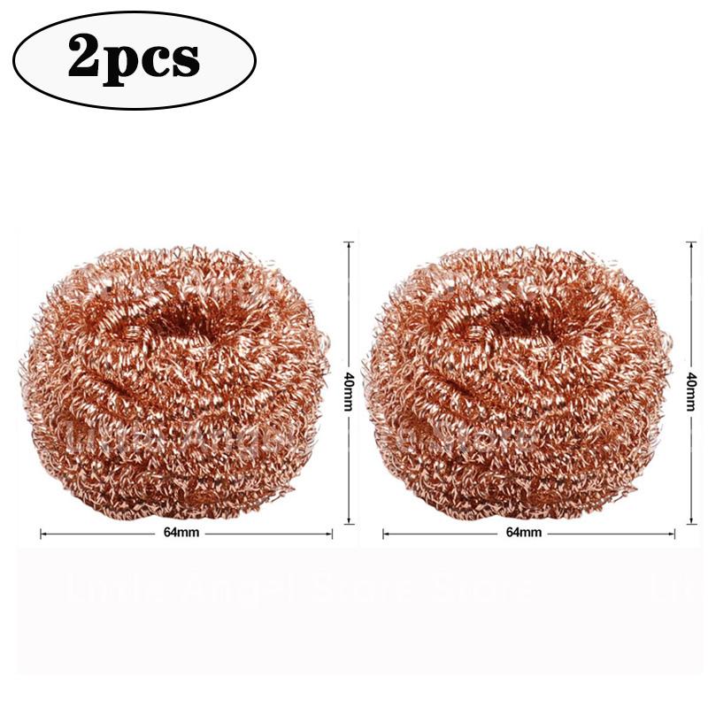 Desoldering Cleaning Ball Soldering Iron Mesh Filter Cleaning Nozzle Tip Copper Wire Cleaner Ball Metal Dross Box Clean Ball