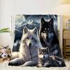 Wolf Pack Majesty Blanket Flannel Blanket Throw Blanket Sofa Cover Blanket Soft Premium Blanket Picnic Blanket Tv Blanket Gifts