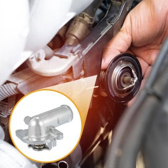 Engine Coolant Thermostat Housing Assembly Single  for Dodge for Jeep