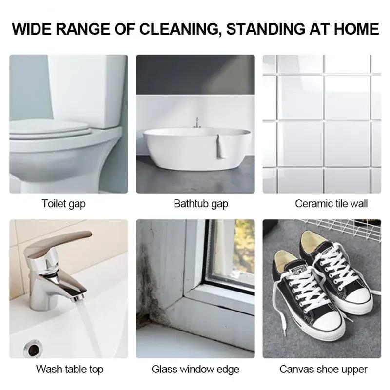 Kitchen 3 IN 1 Cleaning Brush Cleaning Wall Floor Corner Kitchen Sink Bathtub Window Crevice Gap Cleaning Brush Supply Accessory