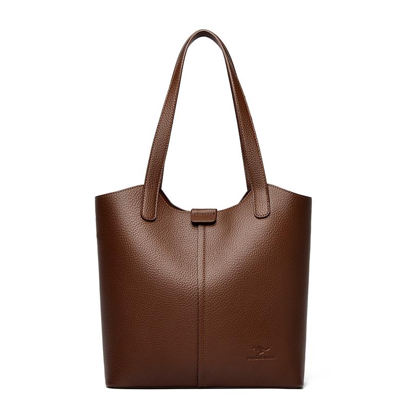 Damen Minimalistische Tragetasche, Schultertasche mit großem Fassungsvermögen, Retro Tragetasche, Damenhandtasche, Modische Alltags-Schultertasche