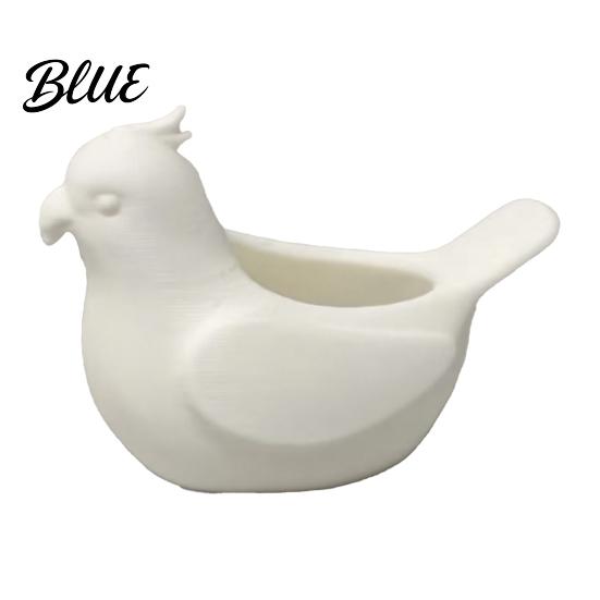 Small Indoor Plant PLA Flower Shape Handheld Flowerpot Container Bird Size Durable Pot Healing Holder 3D Printed Creative Planter