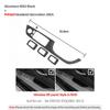 Betterhumz Car Door Armrest Window Switch Panel Sticker Trim for BMW E90 E91 E92 E93 325 2005-2012 Made of Alcantara Accessories