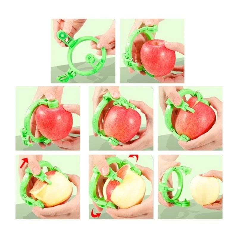 Multi-Purpose Fruit Peeler Tool Handheld Stainless Steel Foldable Pear Peeling Gadget Vegetable Slicer Foldable Design
