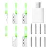 Waterproof LED Fishing Light With Rechargeable Battery Fishing Float Light For Night Fishing In Lake Rivers And Sea