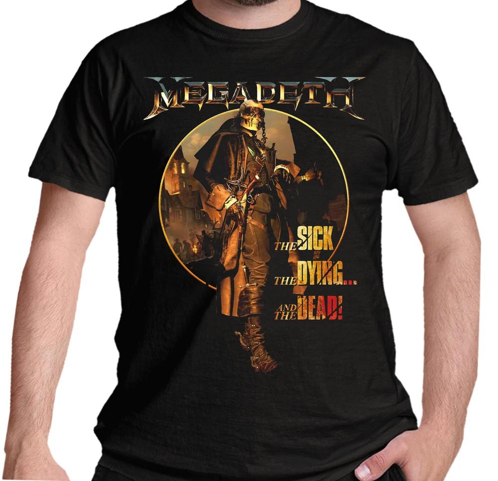 

Megadeth T Shirt The Sick The Dying and The Dead New Official Black S